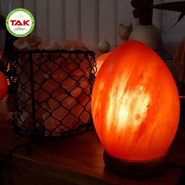 Đèn đá muối hình quả trứng